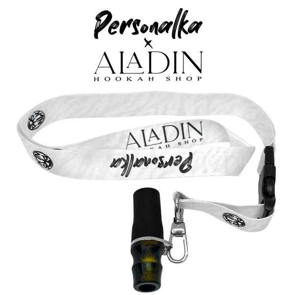 Персональний мундштук в упаковці Aladin x Personalka AP009 (Чорний із золотим)