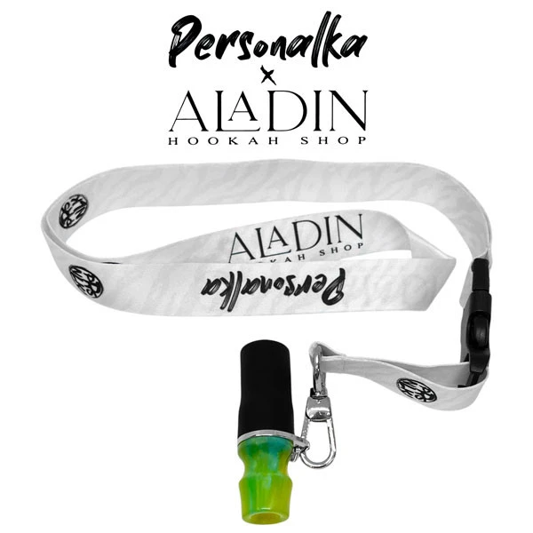 Персональный мундштук в упаковке Aladin x Personalka AP013 (Желтый с синим)