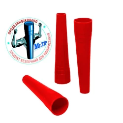 Одноразовые мундштуки длинные 100шт Mr. TIP (Красный)