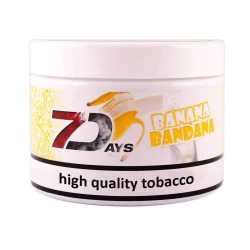 Табак 7 Days Banana Bandana (Банановый Милк-шейк) 200гр