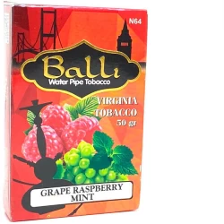 Табак Balli Grape Raspberry Mint (Виноград Малина Мята) 50 гр (потёкший)