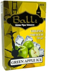 Табак Balli Green Apple Ice (Зеленое Яблоко Лед) 50 гр (потёкший)