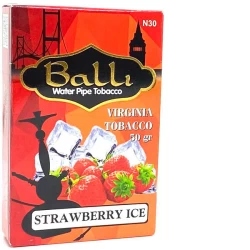 Табак Balli Strawberry Ice (Клубника Лед) 50 гр (потёкший)