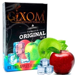 Табак Gixom Ice Two Apples (Лед Два Яблока) 50 гр
