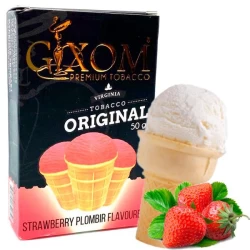 Табак Gixom Strawberry Plombir (Клубника Мороженое) 50 гр