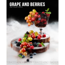 Табак Honey Badger Mild Line Grape and Berries (Виноград Ягоды) 40гр