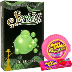 Табак Serbetli Big Bubble (Сладкая Жвачка) 50гр
