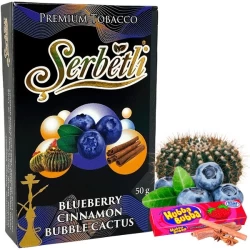 Табак Serbetli Blueberry Cinnamon Bubble Cactus (Черника Корица Бабл Кактус) 50гр