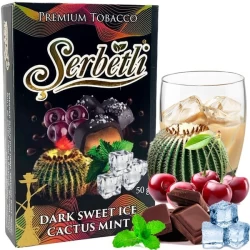 Табак Serbetli Dark Sweet Ice Cactus Mint (Дарк Свит Лед Кактус Мята) 50гр