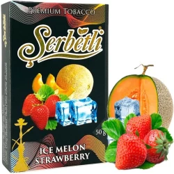 Табак Serbetli Ice Strawberry Melon (Клубника Дыня Лед) 50гр
