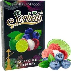 Табак Serbetli Lime Lychee Blueberry (Лайм Личи Черника) 50гр