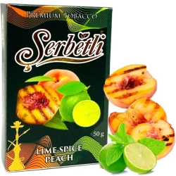 Табак Serbetli Lime Spiced Peach (Пряный Персик Лайм) 50гр
