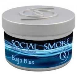 Табак Social Smoke Baja Blue (Черника с Виоградом в Белом Шоколаде) 250гр