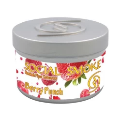 Табак Social Smoke Berry Punch (Ягодный Пунш) 100гр