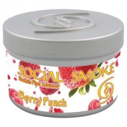 Табак Social Smoke Berry Punch (Ягодный Пунш) 250гр