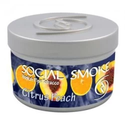 Табак Social Smoke Citrus Peach (Цитрус с Персиком) 250гр