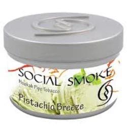 Табак Social Smoke Pistachio Breeze (Фисташковое Мороженое) 100гр