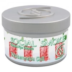 Табак Social Smoke Watermelon Chill (Свежий Арбуз) 250гр