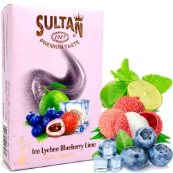 Табак Sultan Ice Lychee Blueberry Lime (Личи Черника Лайм Лед) 50 гр