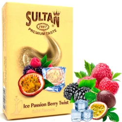 Табак Sultan Ice Passion Berry Twist (Маракуйя Ягоды Лед) 50 гр