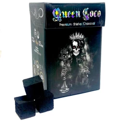 Уголь кокосовый Queen Coco 1кг 72кубика в упаковке
