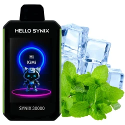 Одноразовая электронная сигарета Hello Synix Cool Mint (Кул Мята) (30000 Затяжек)