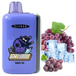 Одноразовая электронная сигарета Elf Bar GH Grape Ice (Виноград Лед) (23000 затяжек)