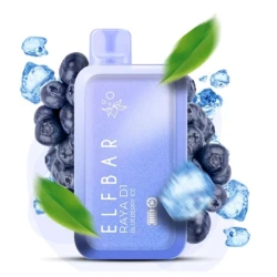 Одноразовая электронная сигарета Elf Bar Raya D1 Blueberry Ice (Черника Лед) (13000 Затяжек)