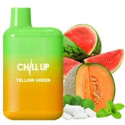 Одноразовая электронная сигарета Chill Up Yellow Green (Йеллоу Грин) (4000 Затяжек)