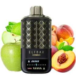 Одноразовая электронная сигарета Elf Bar Combo Apple + Juicy Peach (Яблоко + Джуси Персик) (25000 Затяжек)