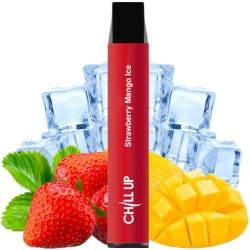 Одноразовая электронная сигарета Chill Up Strawberry Mango Ice (Клубника Манго Лед) (1800 Затяжек)
