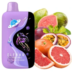 Одноразовая электронная сигарета Elf Bar GH Grapefruit Passion Guava (Грейпфрут Маракуйя Гуава) (33000 Затяжек)