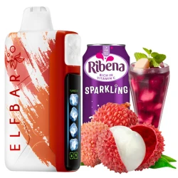 Одноразовая электронная сигарета Elf Bar Ice King Ribena Lychee (Рибена Личи) (40000 Затяжек)