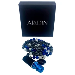Персональный мундштук в упаковке Aladin Premium (Синий)