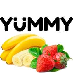 Табак Yummy Банан Клубника 250 гр