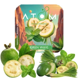 Табак Atom Green Wave (Грин Вэйв) 50 гр