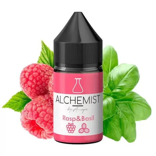 Жидкость Alchemist Salt Rasp Basil (Малина Базилик) 10 мл