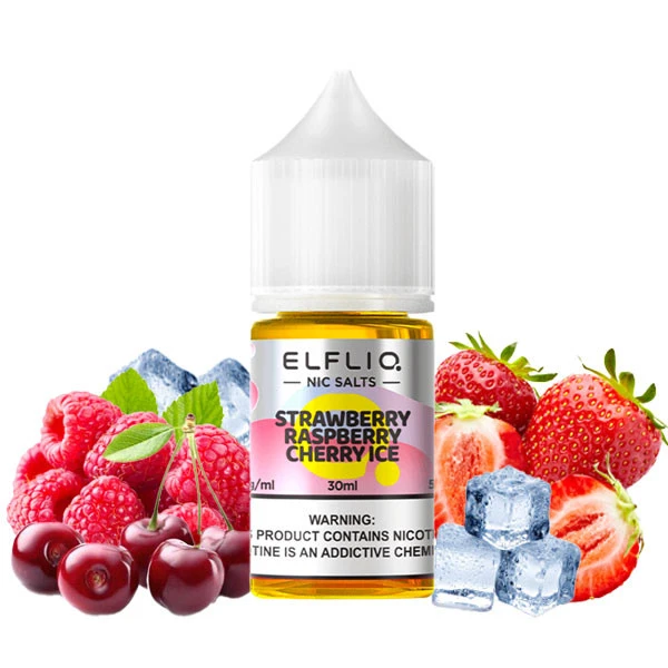 Жидкость Elf Liq Strawberry Raspberry Cherry Ice (Клубника Малина Вишня Лед) 30 мл