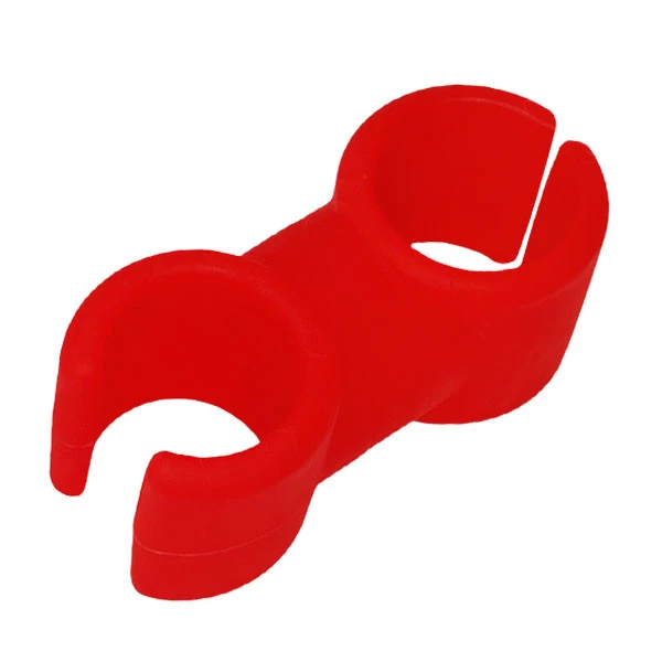 Держатель для шланга силиконовый D-05 (Красный)