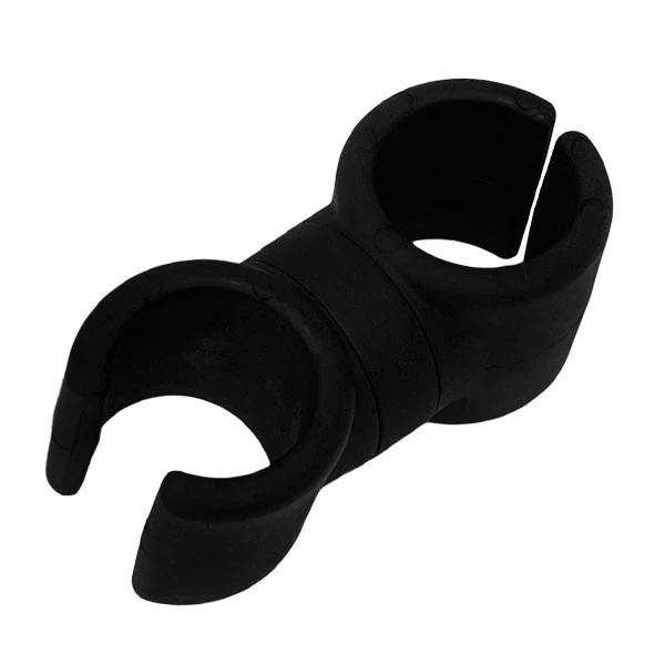 Держатель для шланга силиконовый D-05 (Черный)