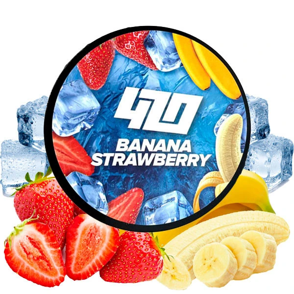 Табак 420 Classic Frost Line Banana Strawberry (Банан Клубника) 250 гр