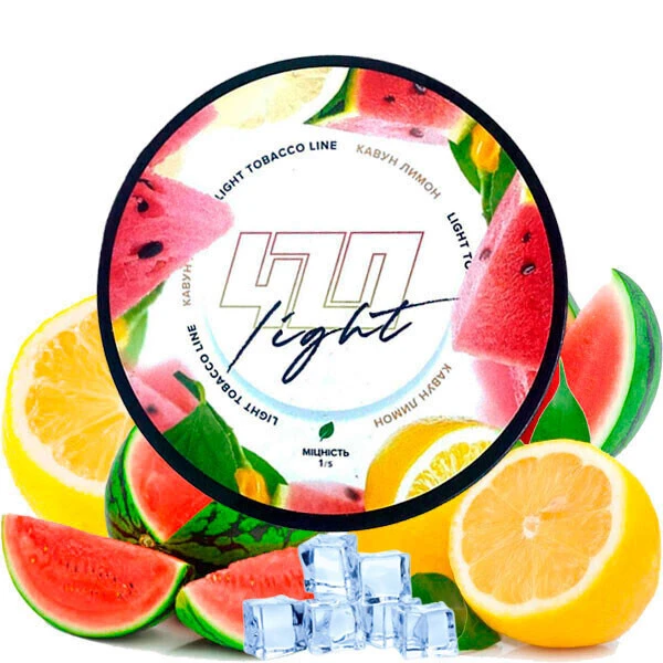 Табак 420 Light Line Арбуз Лимон 40 гр