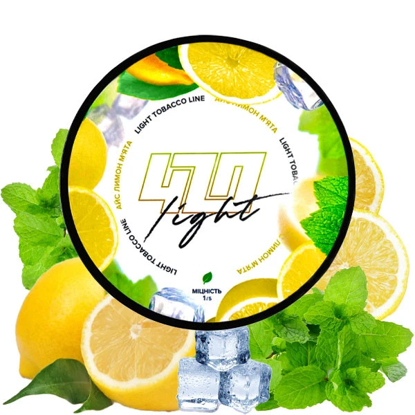 Табак 420 Light Line Айс Лимон Мята 25 гр