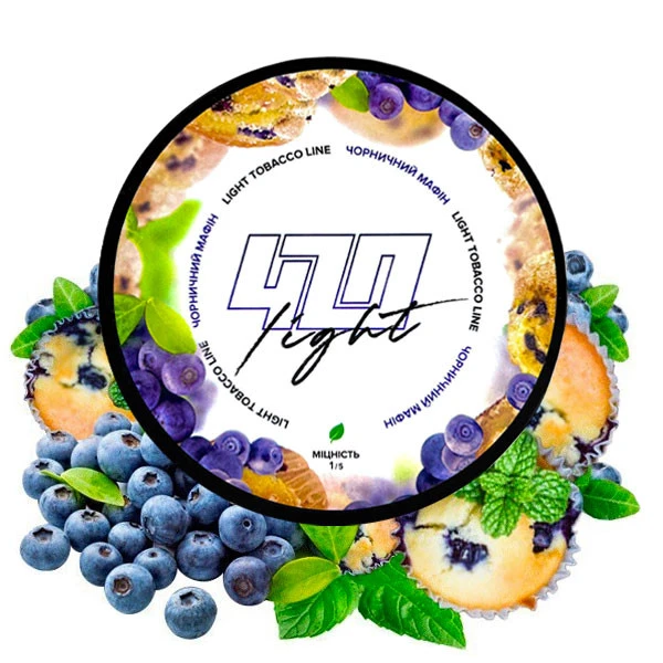Табак 420 Light Line Черничный Маффин 25 гр