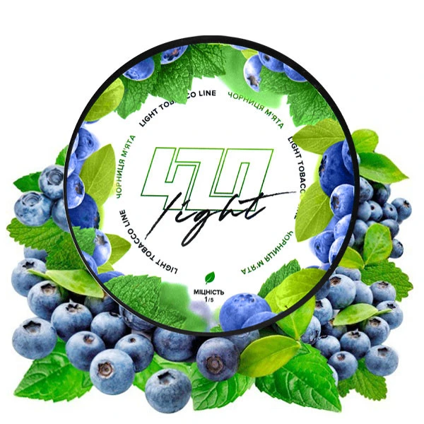 Табак 420 Light Line Черника Мята 25 гр