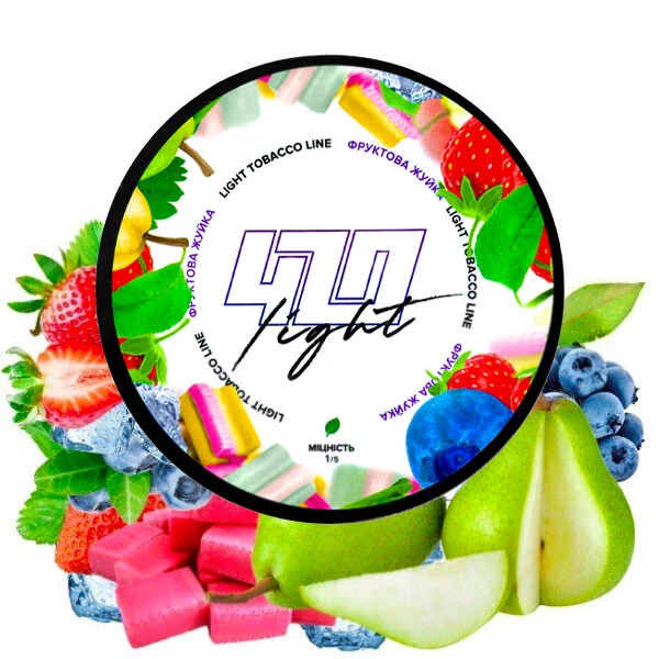 Табак 420 Light Line Фруктовая Жвачка 25 гр