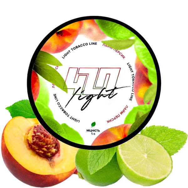 Табак 420 Light Line Лайм Персик 40 гр