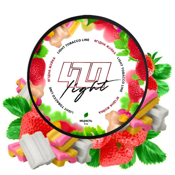 Табак 420 Light Line Ягодная Жвачка 25 гр