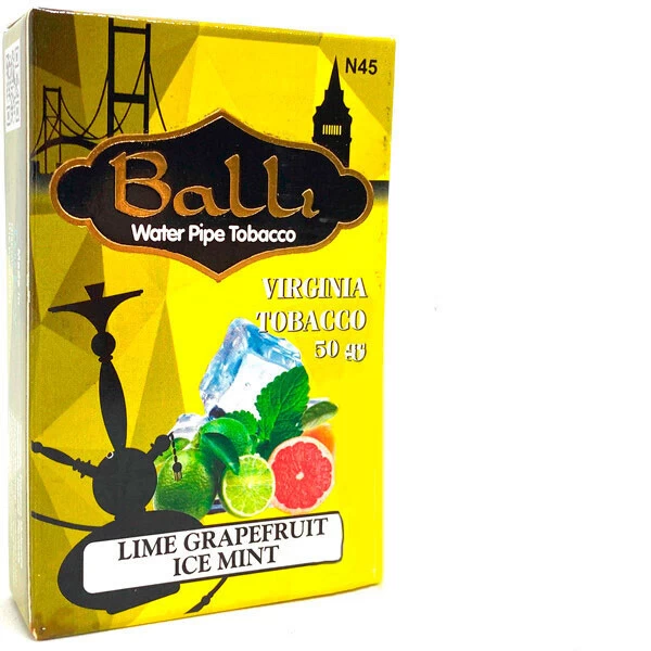 Табак Balli Lime Grapefruit Ice Mint (Лайм Грейпфрут Лед Мята) 50 гр (потекший)