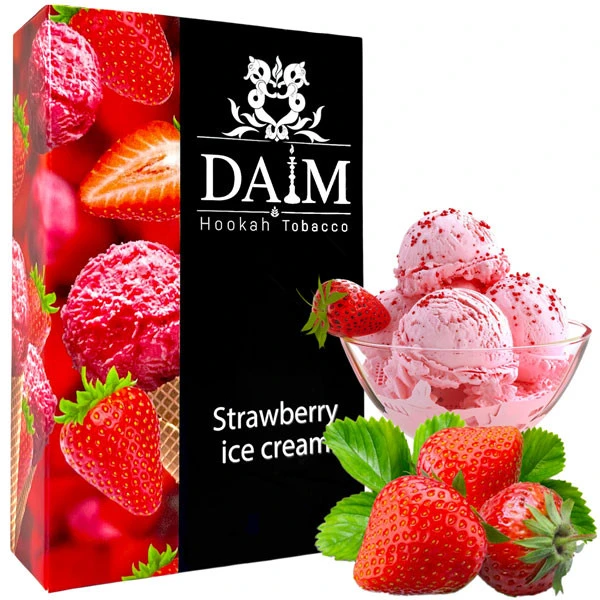 Табак Daim Strawberry Ice Cream (Клубника Мороженое) 50гр